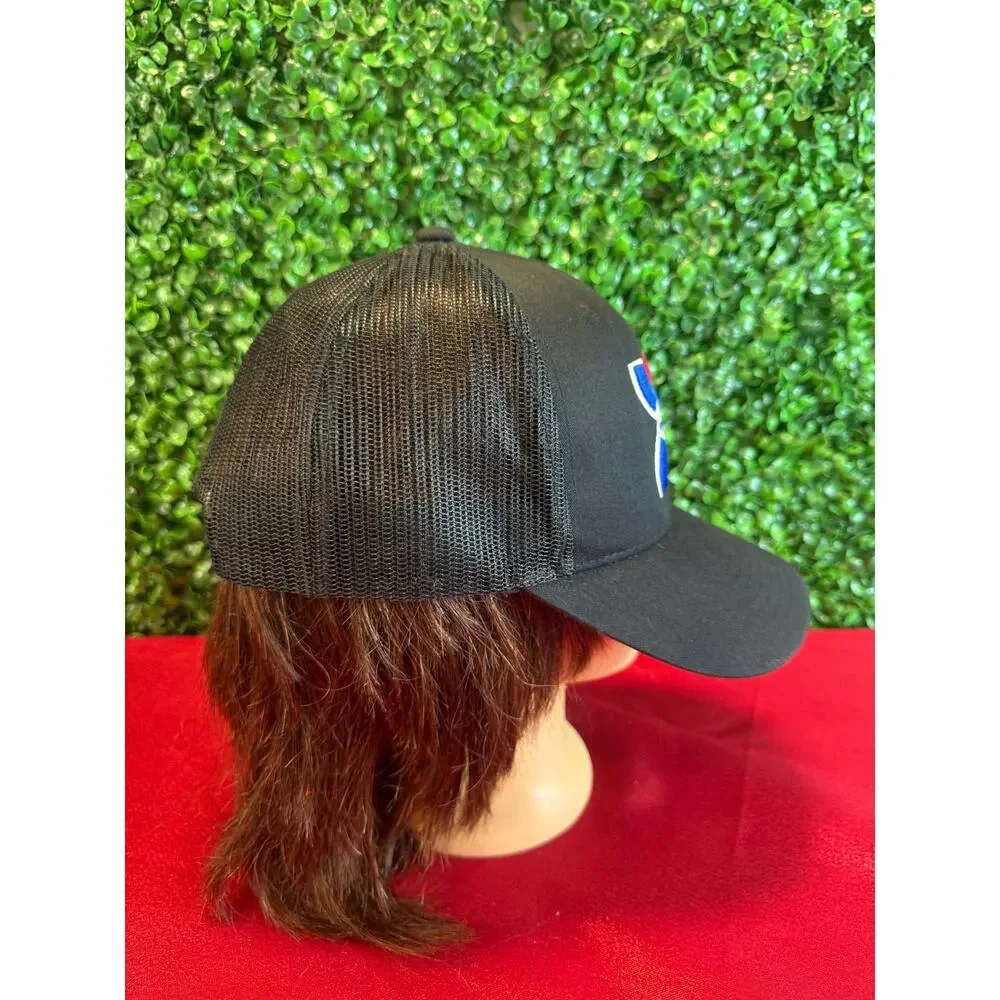 Hooey Texican Hat Mens Black Grey Texas Flag Embroidered Logo Baseball Cap Good